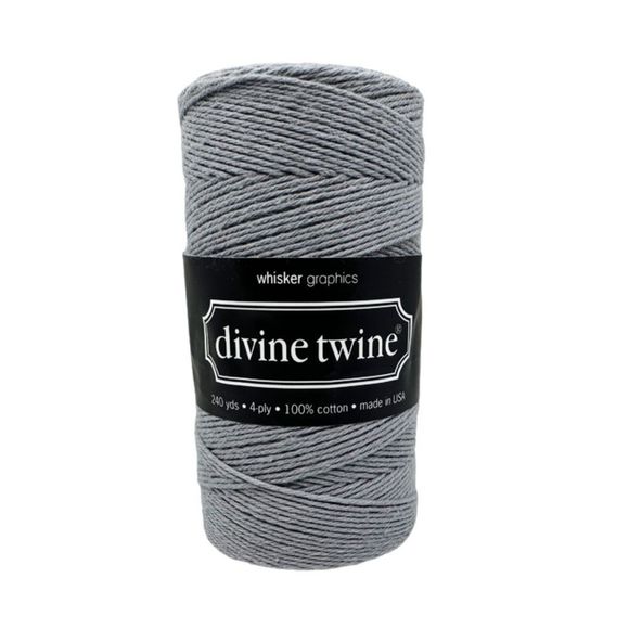 Whisker Graphics Divine Twine - Gray - 240 Yards - Picture 1 of 1